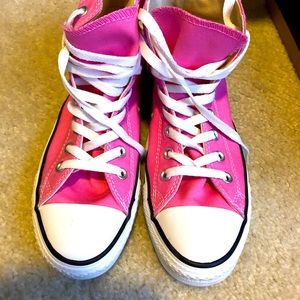 Converse bright pink!
